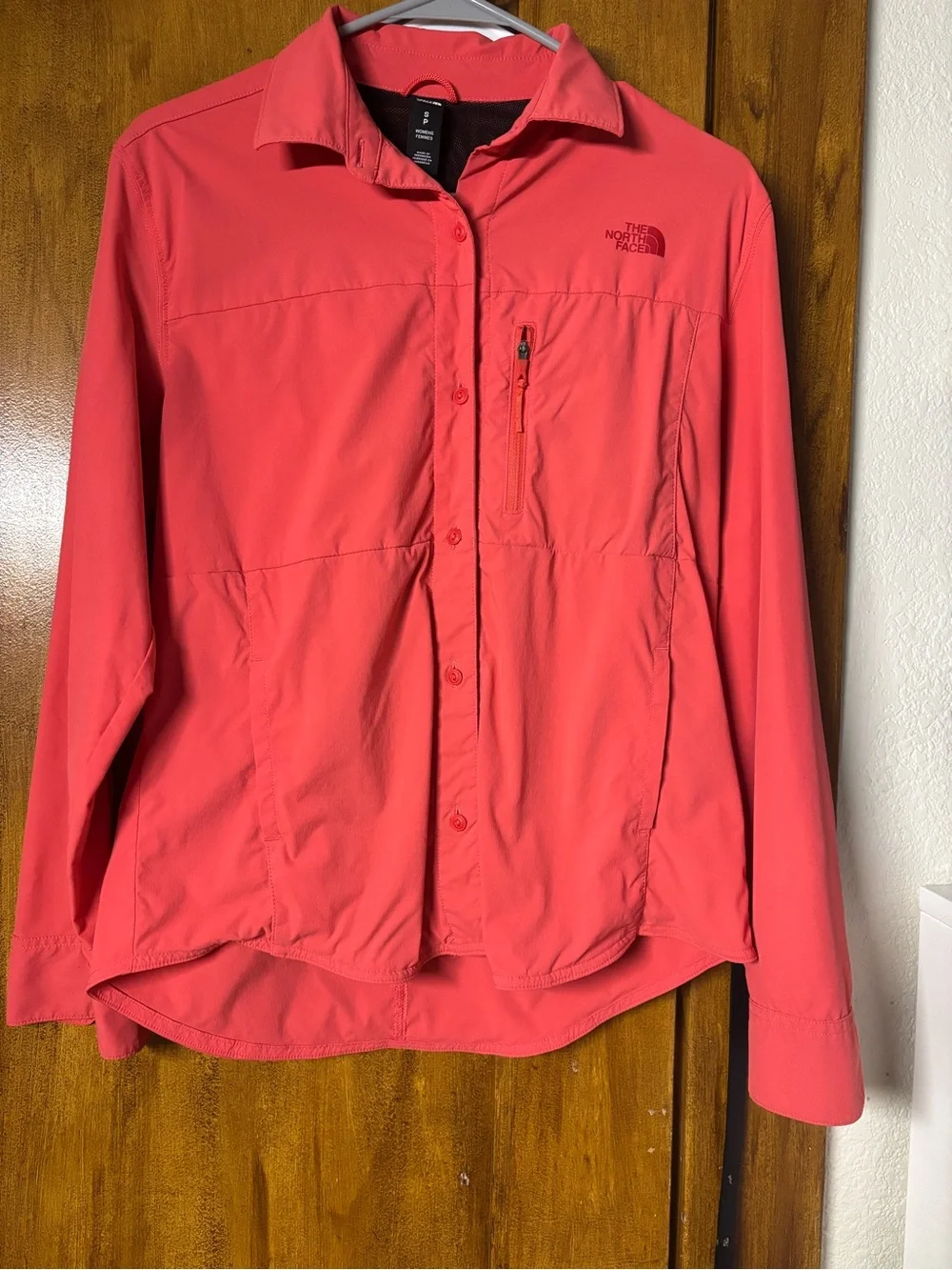 The North Face Women’s Coral-Pink Ski Shirt Jacket